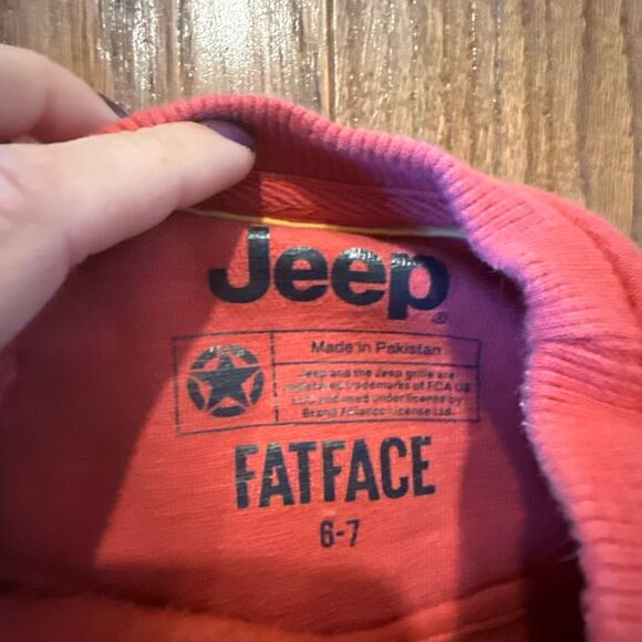 FAT Face UK Jeep sweatshirt and long sleeve bundle size 5/6 - Picture 6 of 7